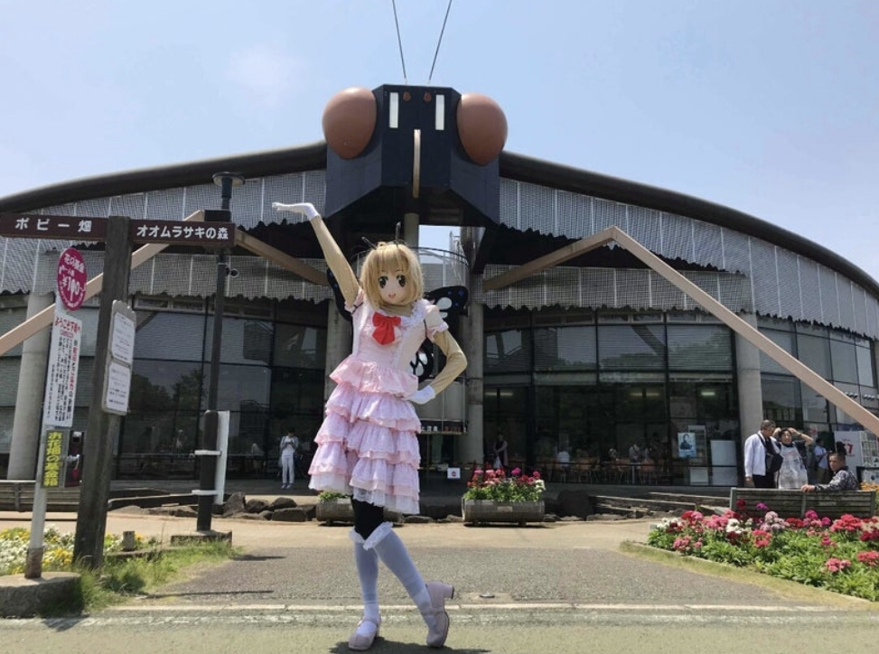 茨城県下妻市PRモデル・シモンちゃん。